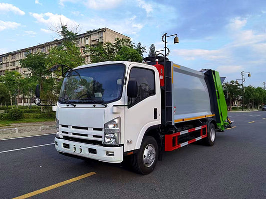ISUZU 차시 10m3 압축기 쓰레기 트럭 쓰레기통 수집 덤프 트럭 8톤