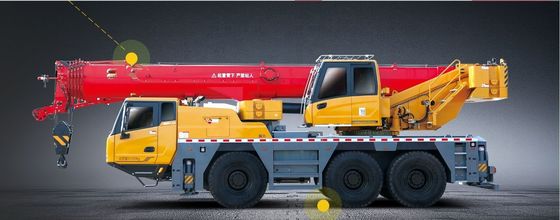 25 톤 이동 트럭 크레인 건설 장비 400-500L 연료 탱크 용량