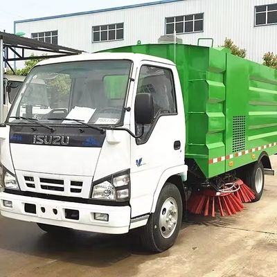 ISUZU 6cbm 도로 청소 트럭, 트럭에 장착 된 도로 청소기 EURO 5 4x2