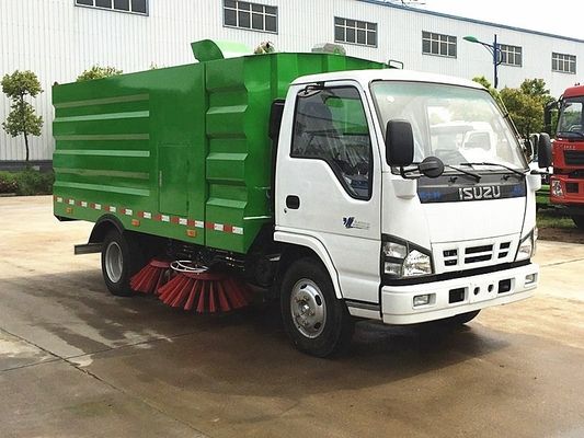 ISUZU 6cbm 도로 청소 트럭, 트럭에 장착 된 도로 청소기 EURO 5 4x2