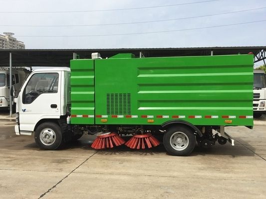 ISUZU 6cbm 도로 청소 트럭, 트럭에 장착 된 도로 청소기 EURO 5 4x2