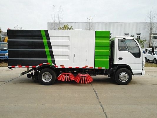 ISUZU 특수용 트럭 3cbm 도로 청소 트럭 미니 거리 청소 기계