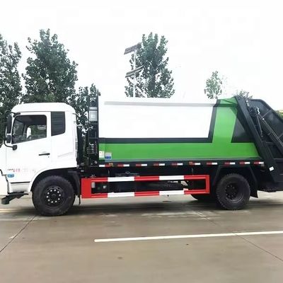 중국 둥펜 12m3 압축기 쓰레기 트럭 쓰레기 분쇄기 트럭 4x2