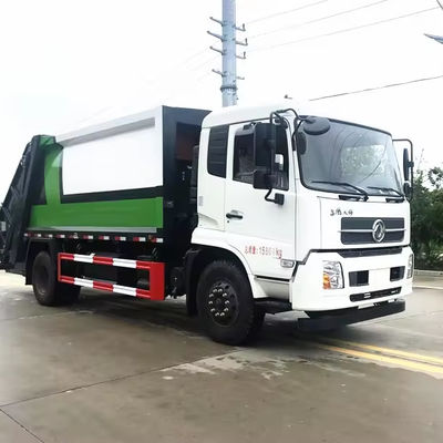 중국 둥펜 12m3 압축기 쓰레기 트럭 쓰레기 분쇄기 트럭 4x2