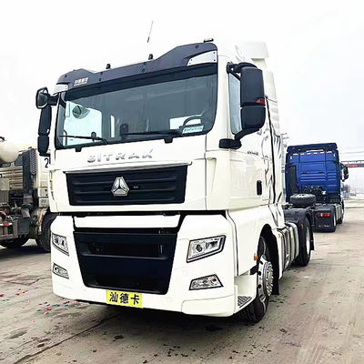 새 및 중고 시트랙 트랙터 트럭 헤드 트레일러 트럭 4X2 6X4 유로 6 광산 운송
