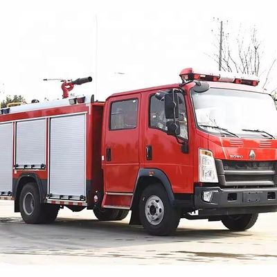 시노트룩 HOWO 5cbm 12cbm 소방 트럭 비상 소방 물 트럭