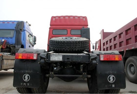 샤크맨 8 휠 타이어 400hp 60톤 류트럭 헤드 트랙터 트레일러 오른쪽 스티어링