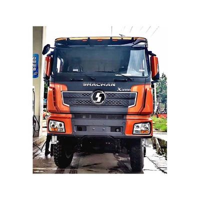 산시 샤크만 덤프 트럭 X3000 6X6 수동 변속기와 함께 무거운 직무 틱퍼 트럭