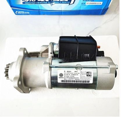 샤크맨 트럭 디젤 웨이차이 엔진 시작 모터 WD12 WP12/ 612600091078/ 612600091076